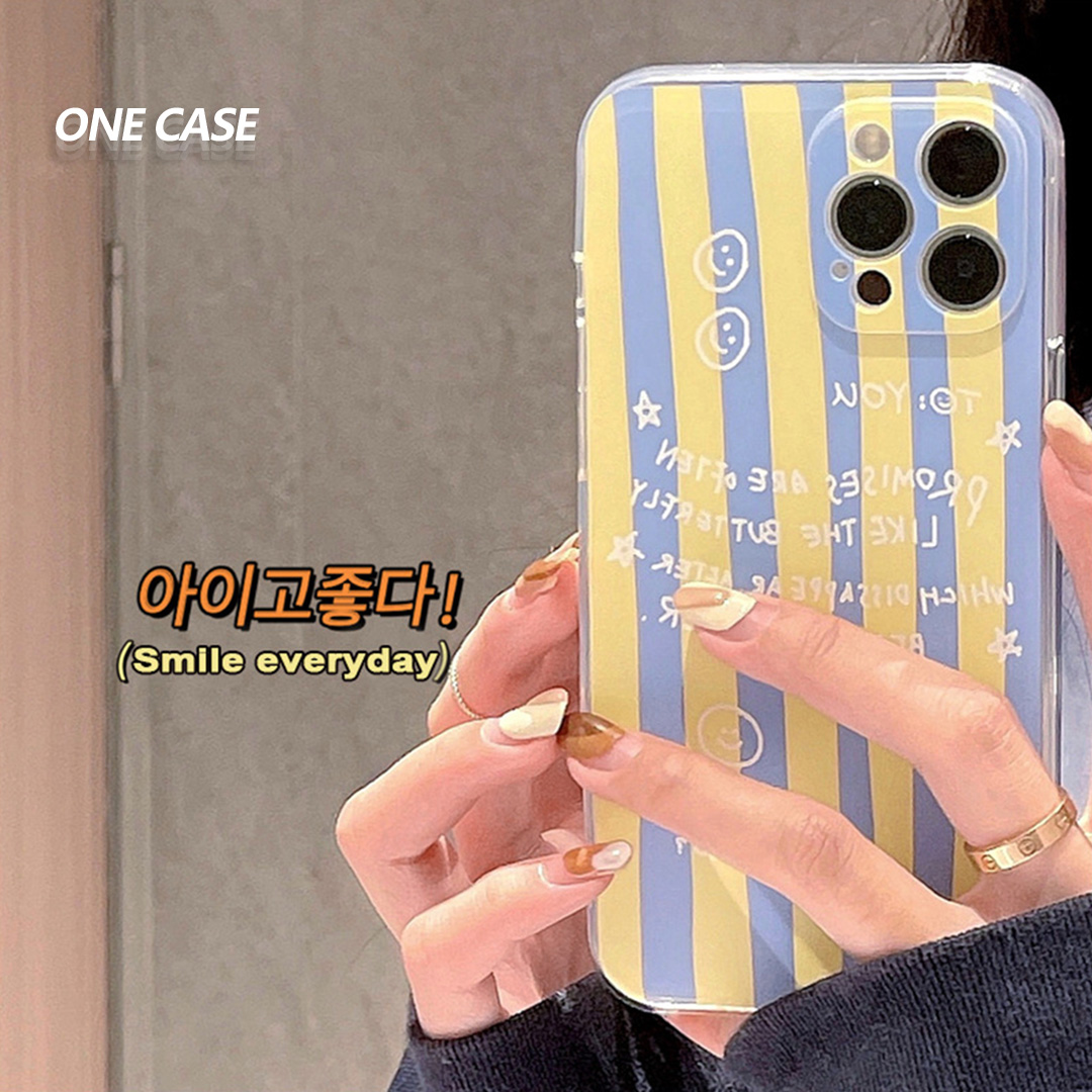 Simple Style Stripes iPhone Case-ONECASE.STUDIO