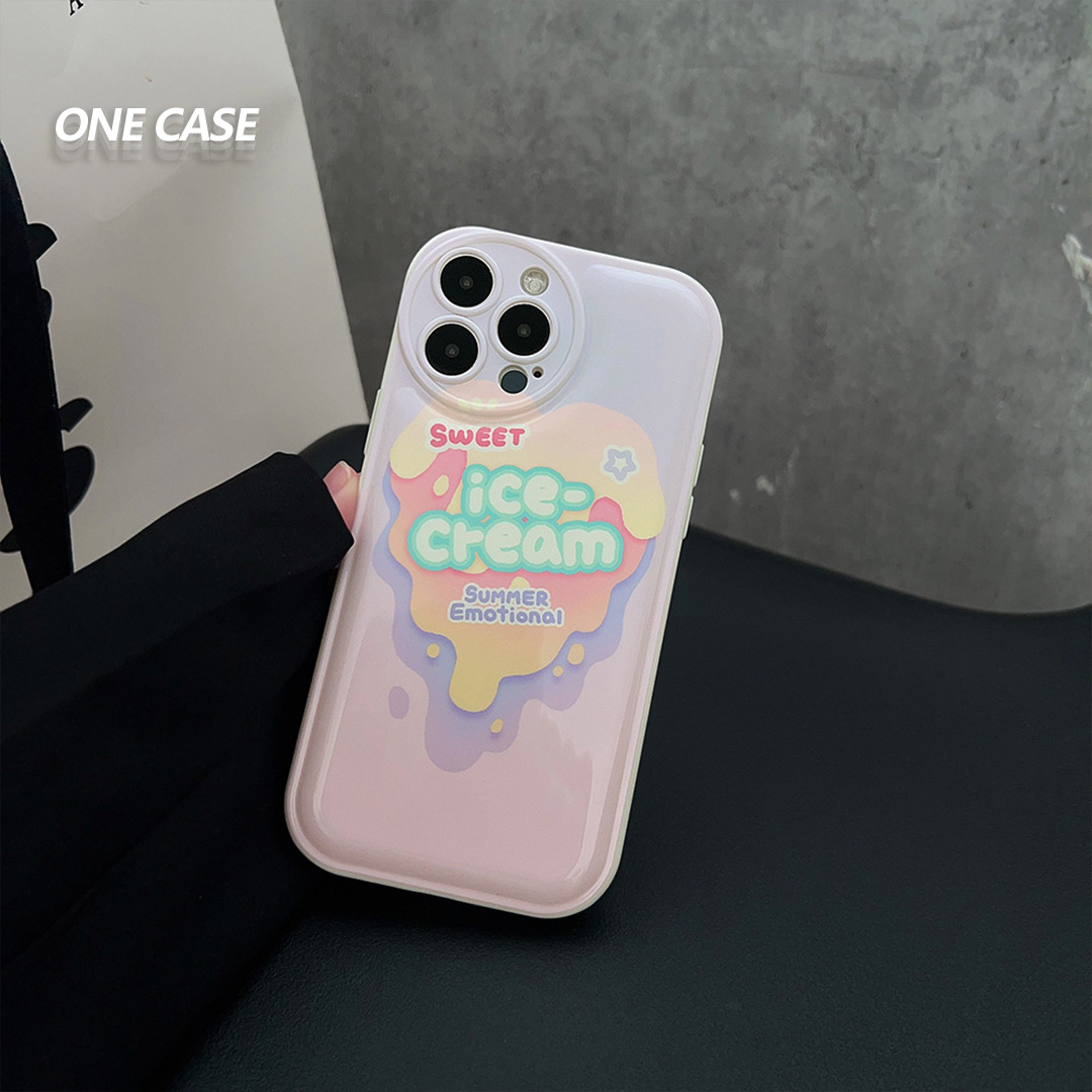  Sweet Ice Cream iPhone Case-ONECASE.STUDIO