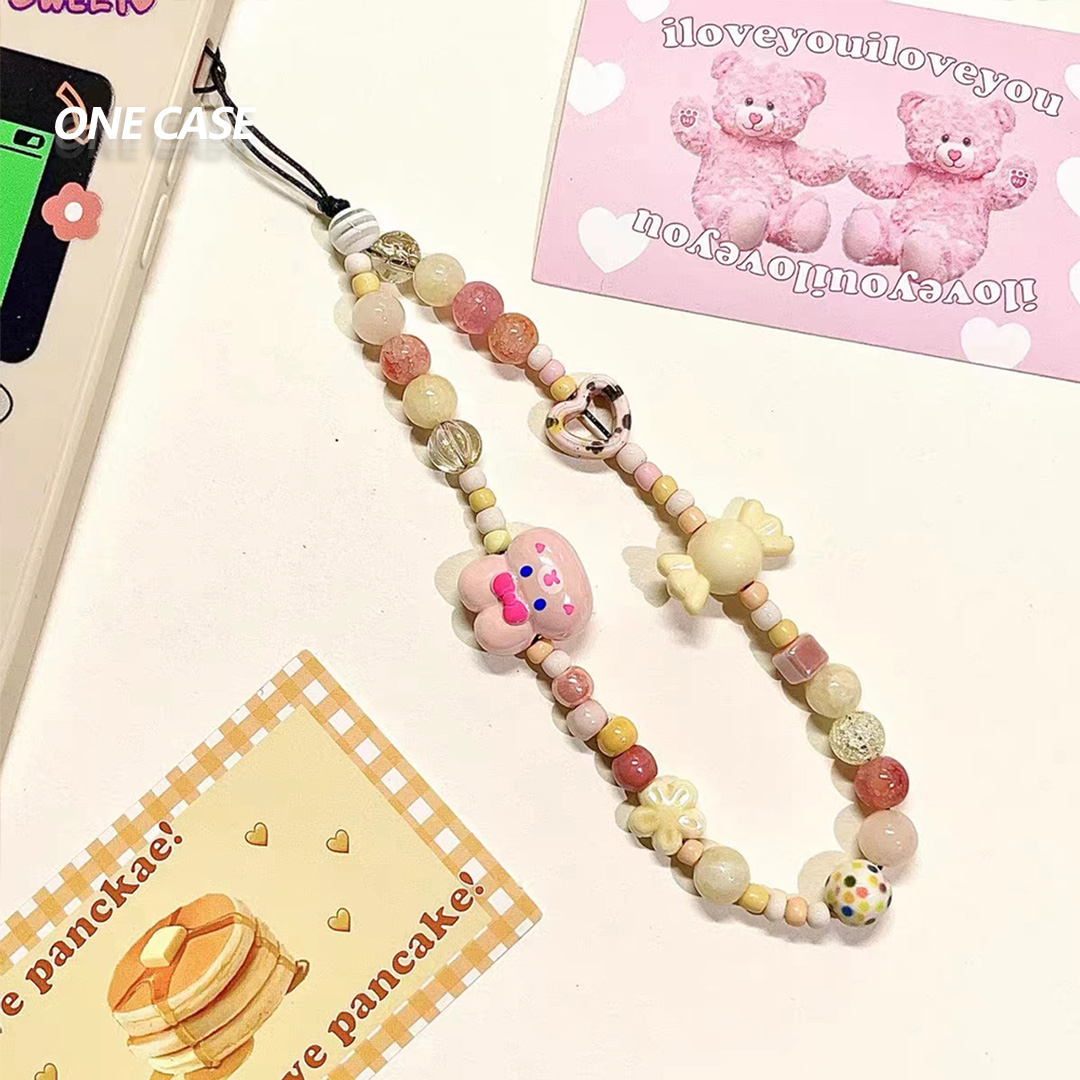 Cany Bunny Mobile Phone Chain Key Chain-ONECASE.STUDIO