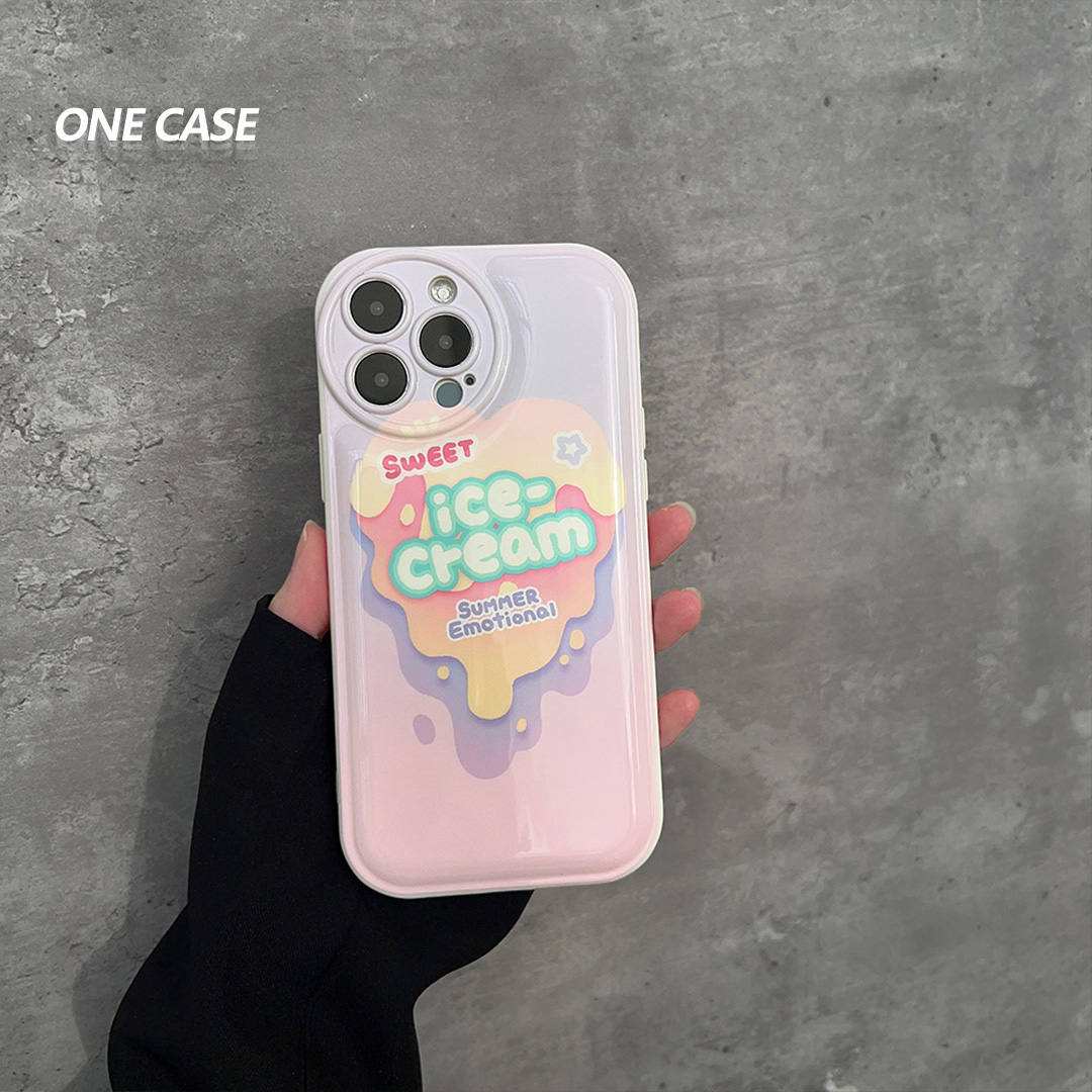  Sweet Ice Cream iPhone Case-ONECASE.STUDIO