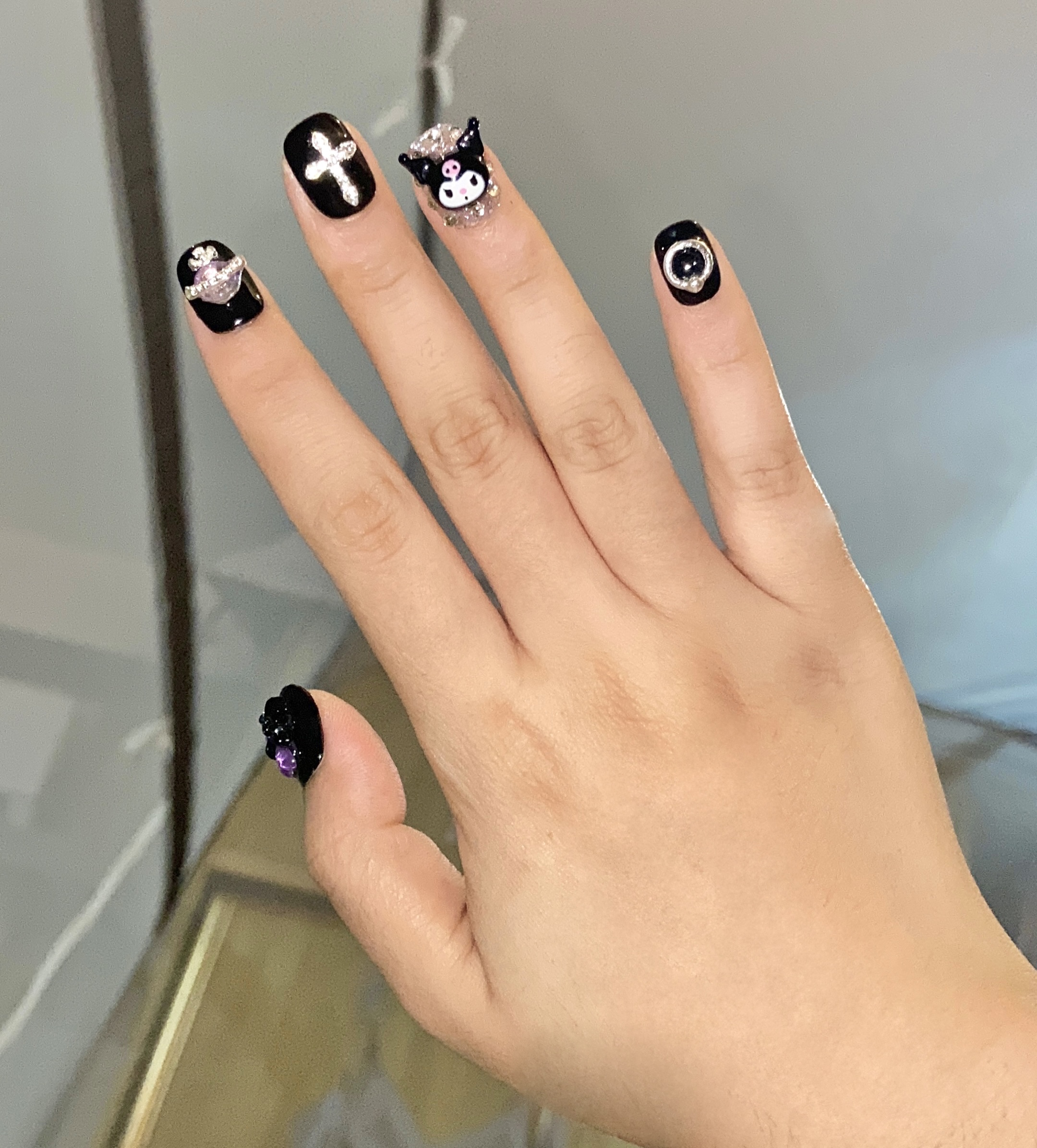 Kuromi Love ｜ Handmade Nails