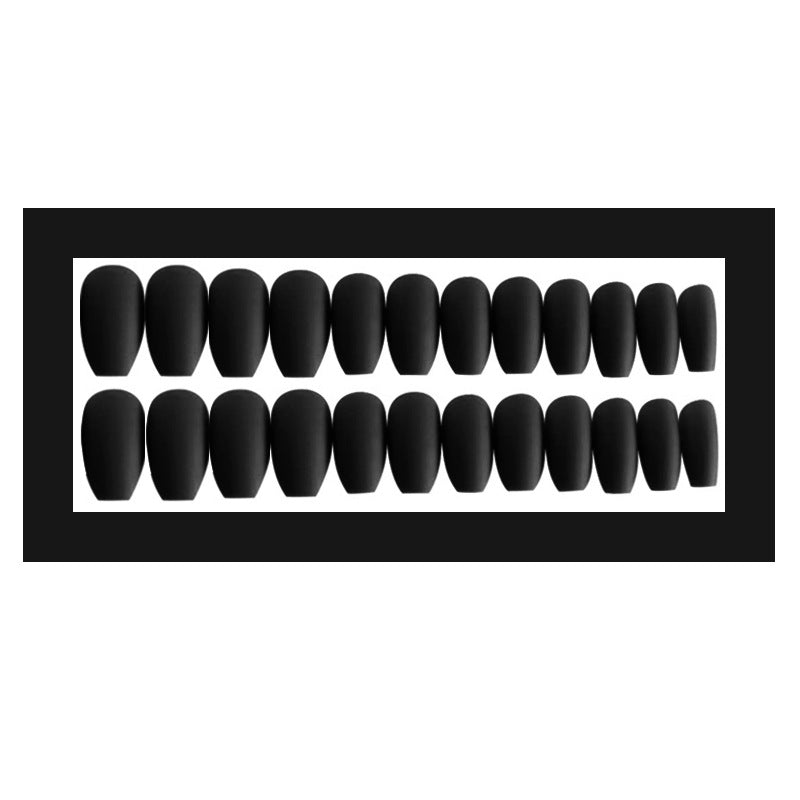 M9 Matte BlackMedium Coffin Medium Nail