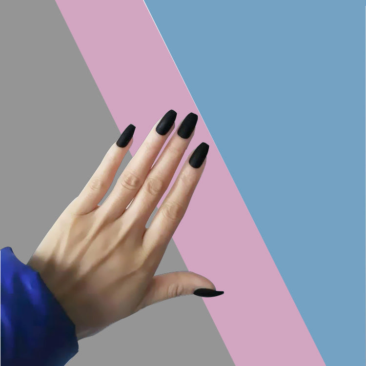 M9 Matte BlackMedium Coffin Medium Nail