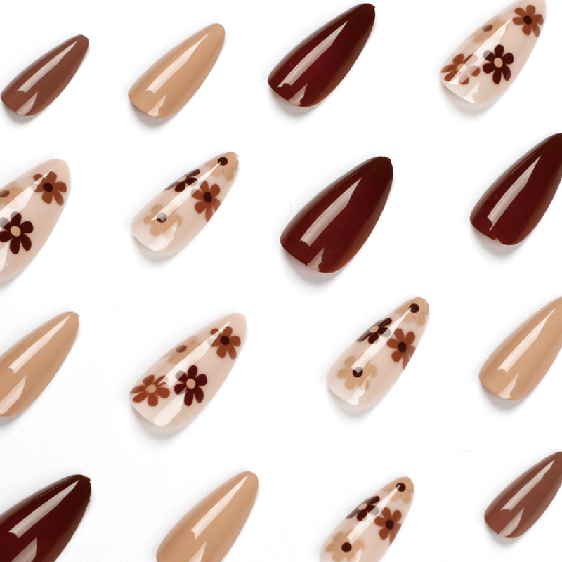 Chocolate Medium Nails