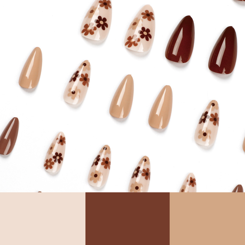 Chocolate Medium Nails