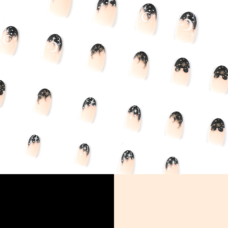 Summer night Short nails