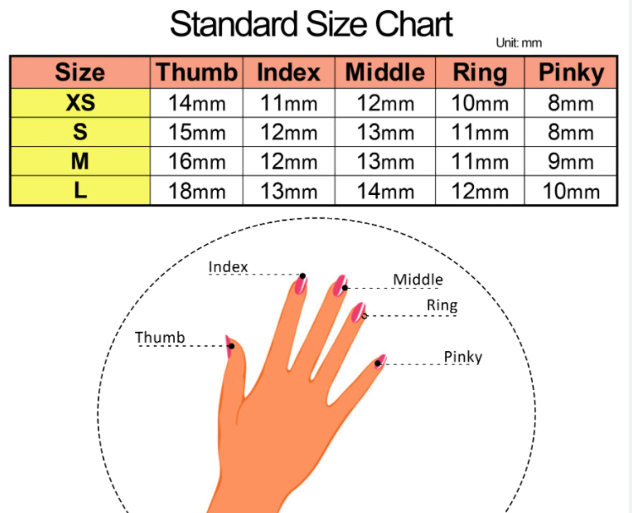 H23 handmade nails pink & blue french style