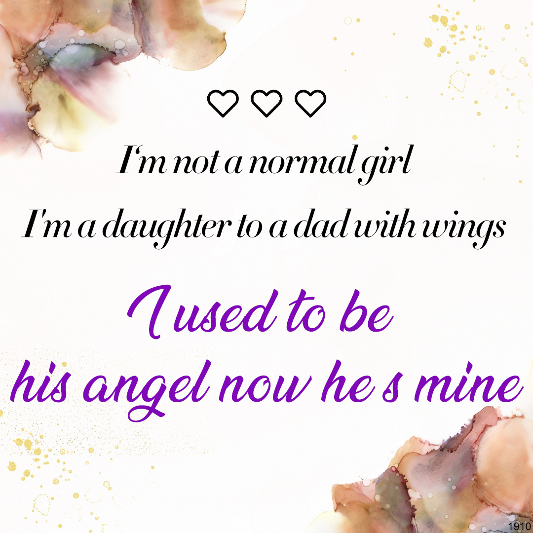 For Memorial - I Used To Be His Angel Now He's Mine Diamond Double Butterfly Ring