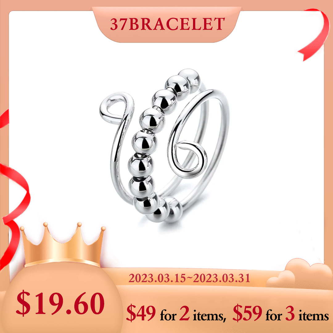 For Daughter - Drive Away Your Anxiety Circle Beads Fidget Ring