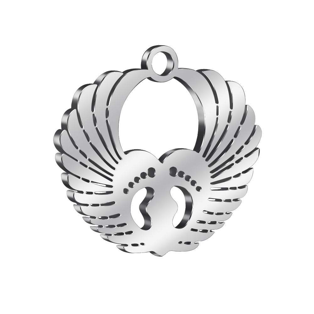 Little Baby Feet With Wings Ornament