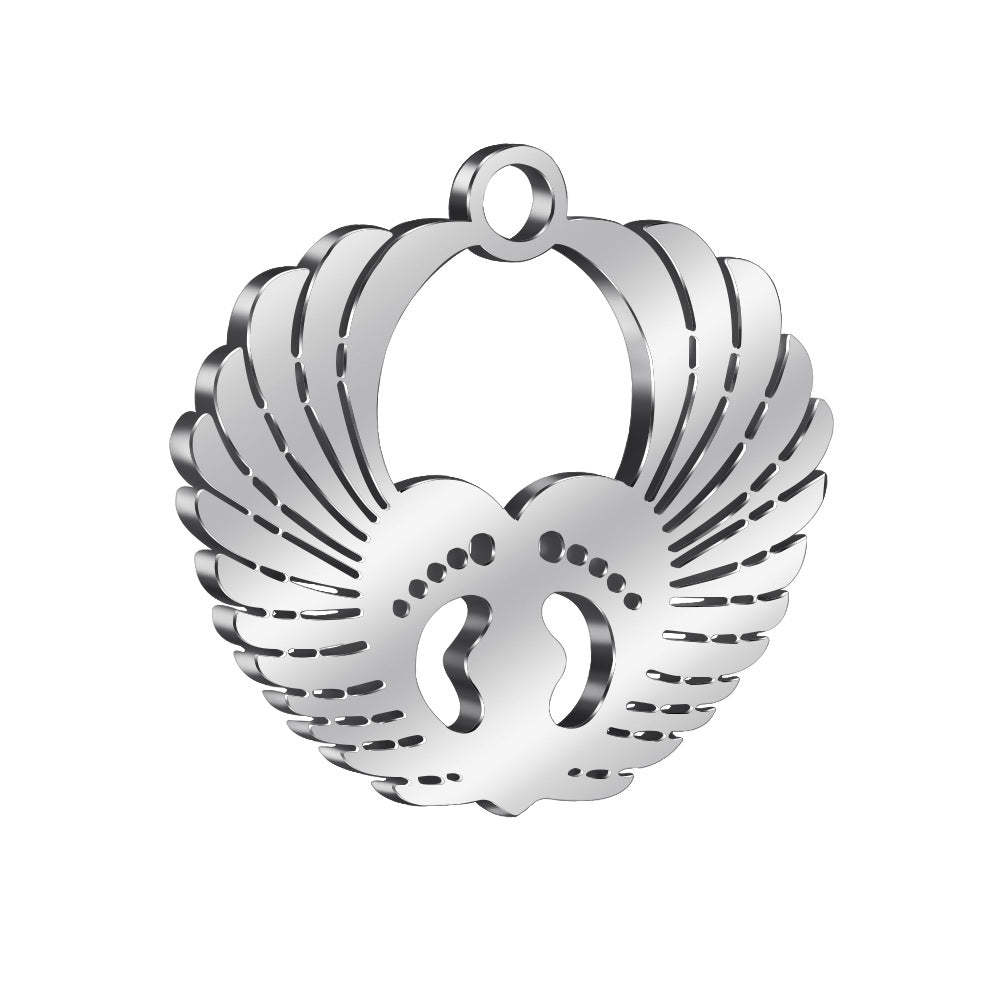 Little Baby Feet With Wings Ornament