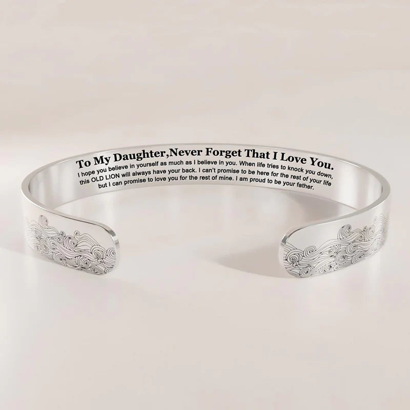 For Daughter - Happy New Year Wave Bracelet-37bracelet