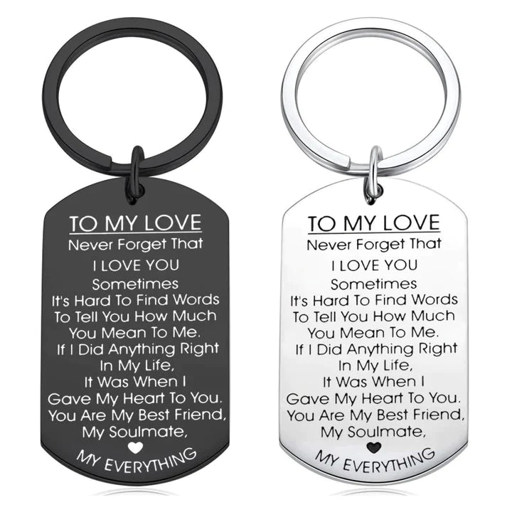 For Love - You Are My Best Friend, My Soulmate, MY EVERYTHING Couple Keychains