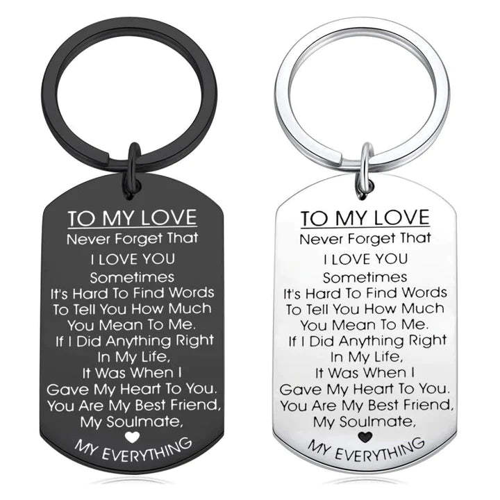 For Love - You Are My Best Friend, My Soulmate, MY EVERYTHING Couple Keychains