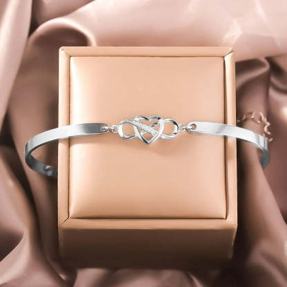 For Friend - Not Sisters By Blood But Sisters By Heart Infinity Bracelet-37bracelet