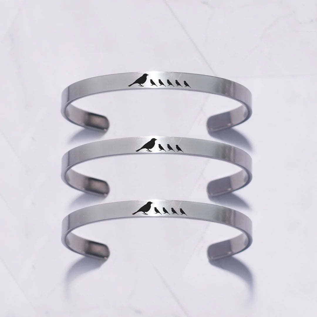 For Mom - Mama Bird Bracelet-37bracelet