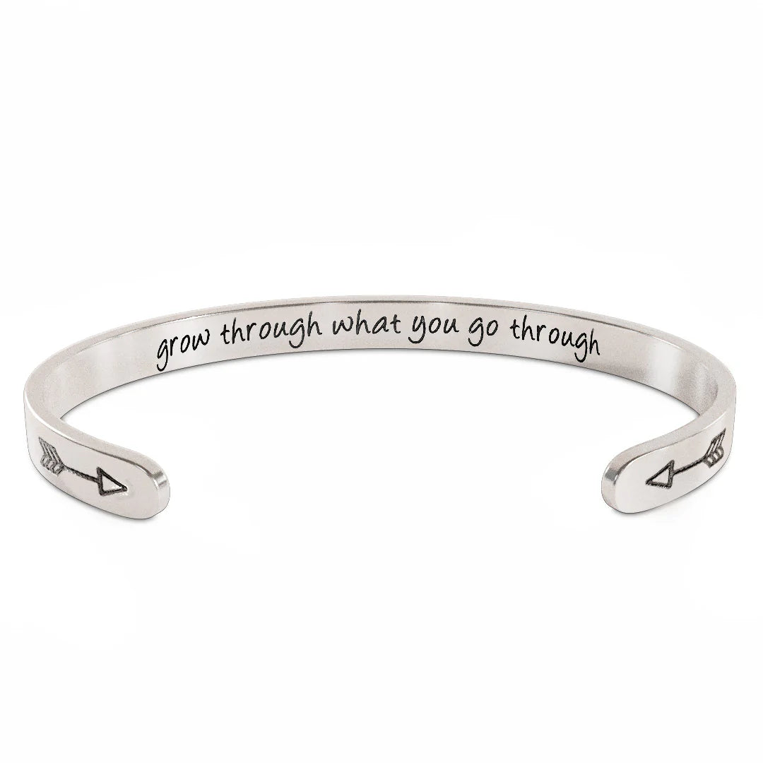 For Daughter - Grow Through What You Go Through Bracelet-37bracelet