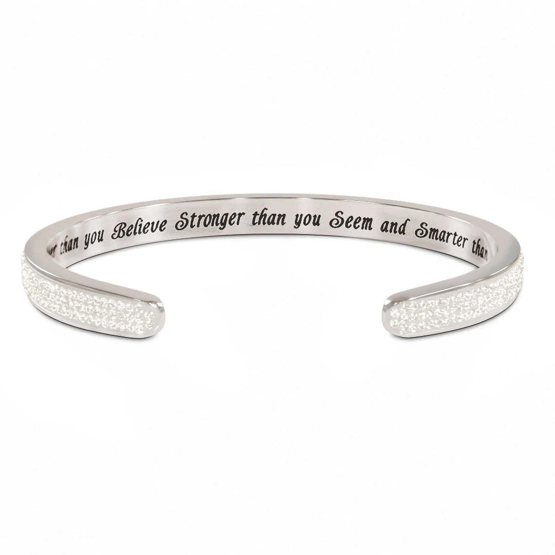 For Daughter - You Are Braver Thank You Believe ... Diamond Bracelet-37bracelet