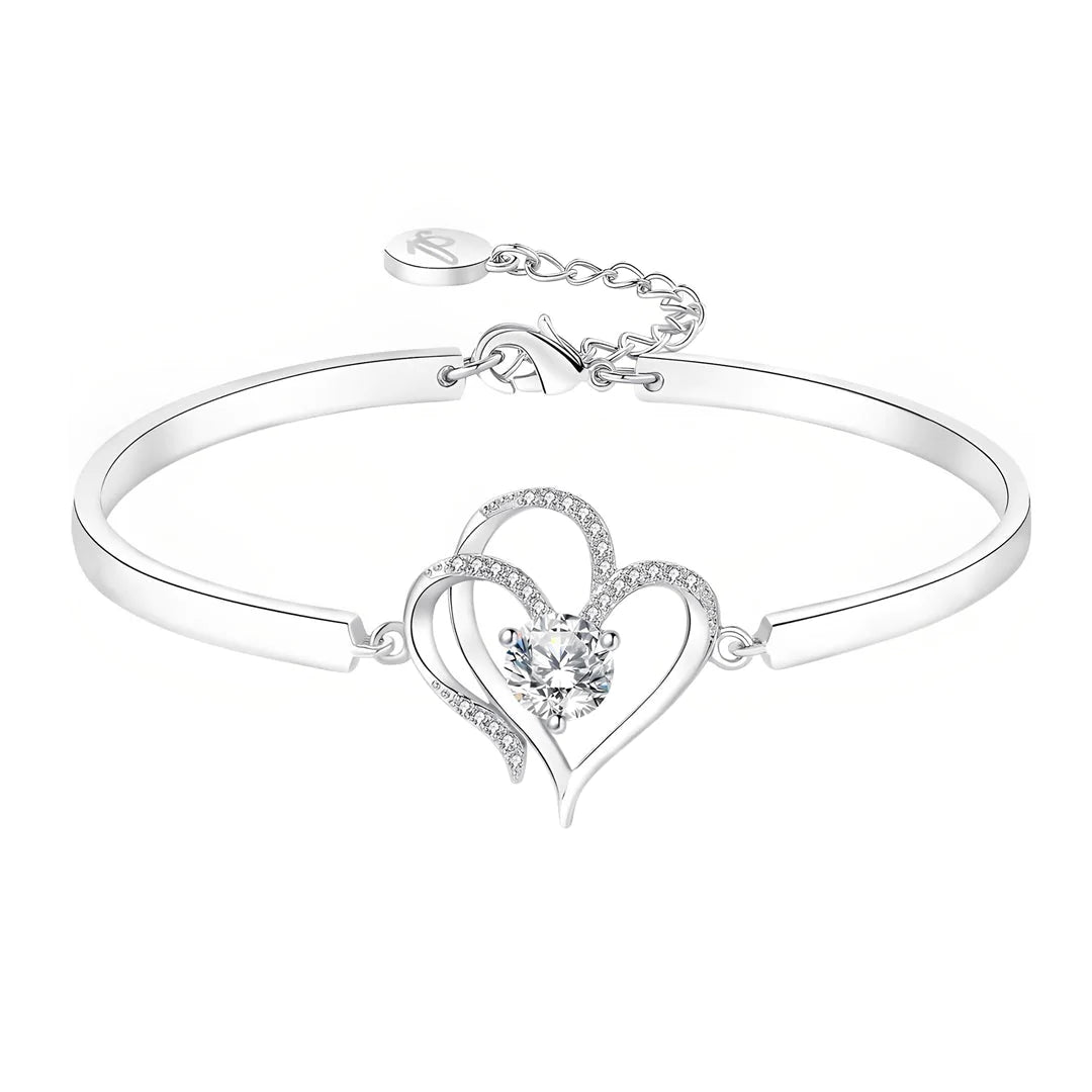 For Love - You Know How Special You Are Double Heart Bracelet