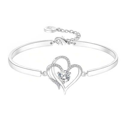 For Love - You Know How Special You Are Double Heart Bracelet