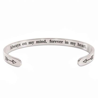 Always On My Mind Forever In My Heart Bracelet