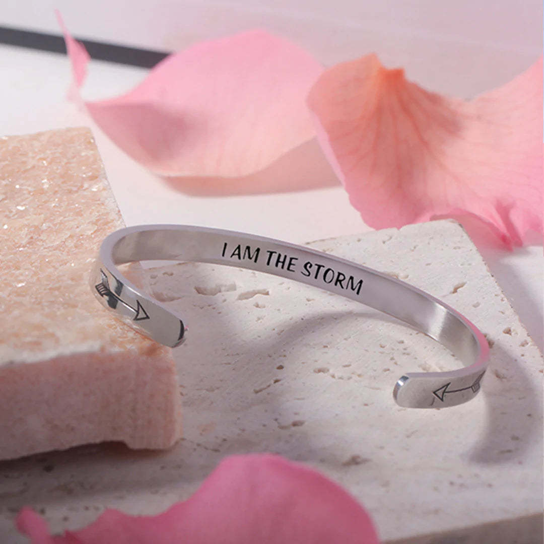 For Granddaughter - I Am The Storm Arrow Bracelet-37bracelet