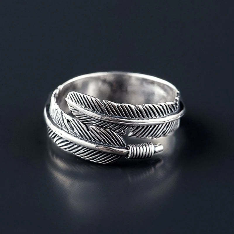 Feather Adjustable Ring-37bracelet