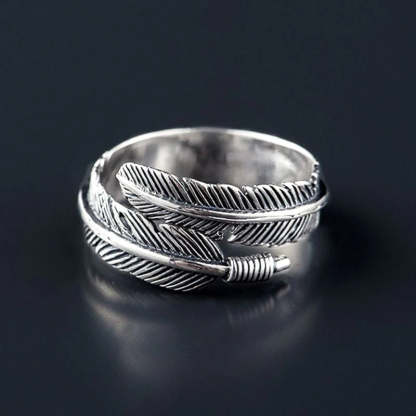 Feather Adjustable Ring-37bracelet