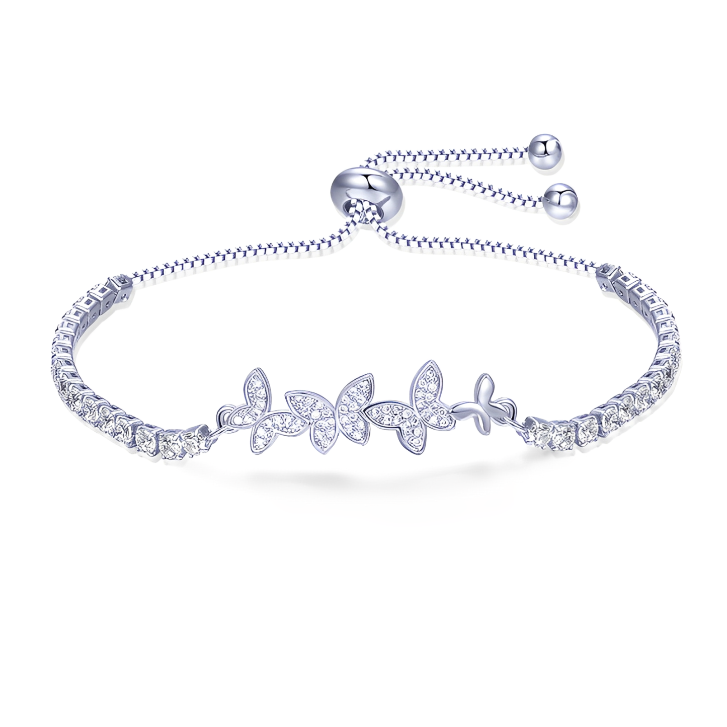 For Daughter - I'm So Proud Of You Butterfly Tennis Bracelet-37bracelet
