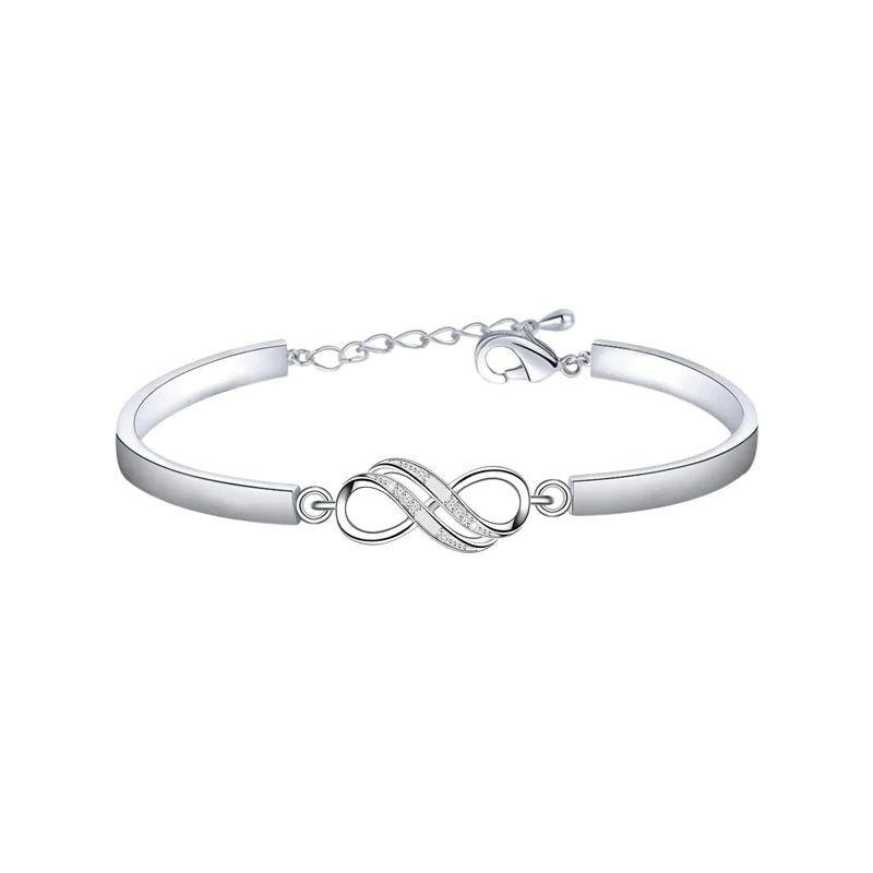 For Friend - I WILL ALWAYS BE THERE FOR YOU Double Infinity Bracelet-37bracelet