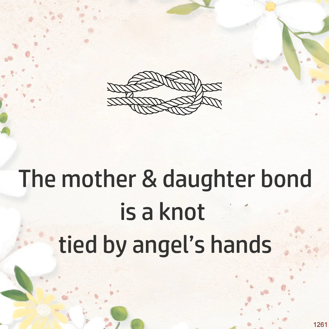 For Daughter - The Mother & Daughter Bond Is A Knot Tied By Angel’s Hands Knot Bracelet-37bracelet
