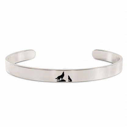 For Mom - Mama  Wolf Bracelet