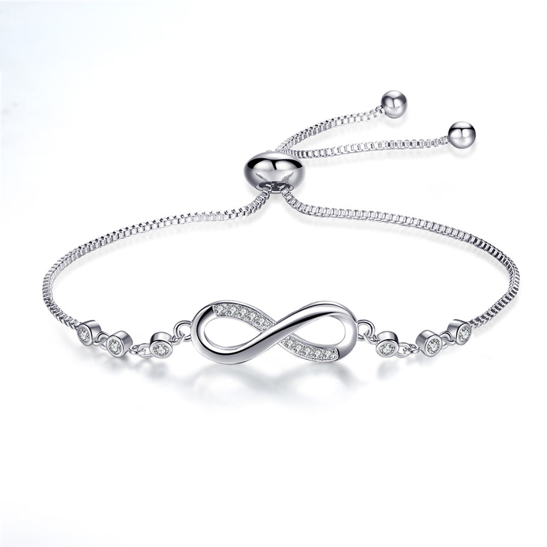 For Friend - A True Friendship Is A Journey Without An End Infinity Tennis Bracelet-37bracelet