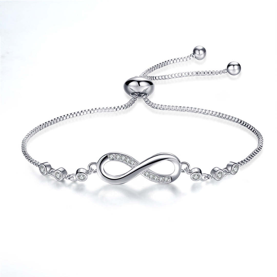 For Friend - A True Friendship Is A Journey Without An End Infinity Tennis Bracelet-37bracelet