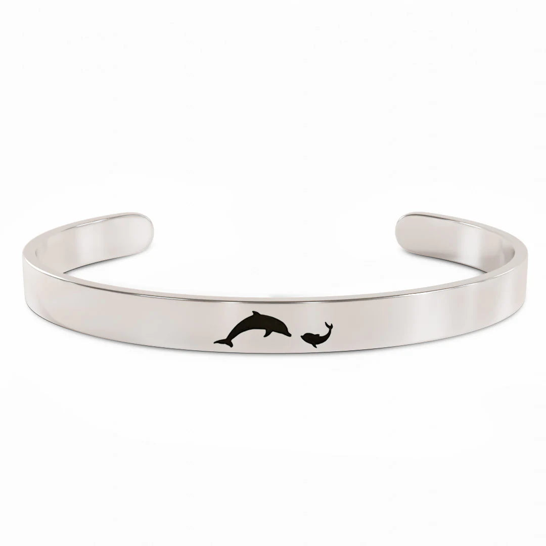 For Mom - Mama Dolphin Bracelet
