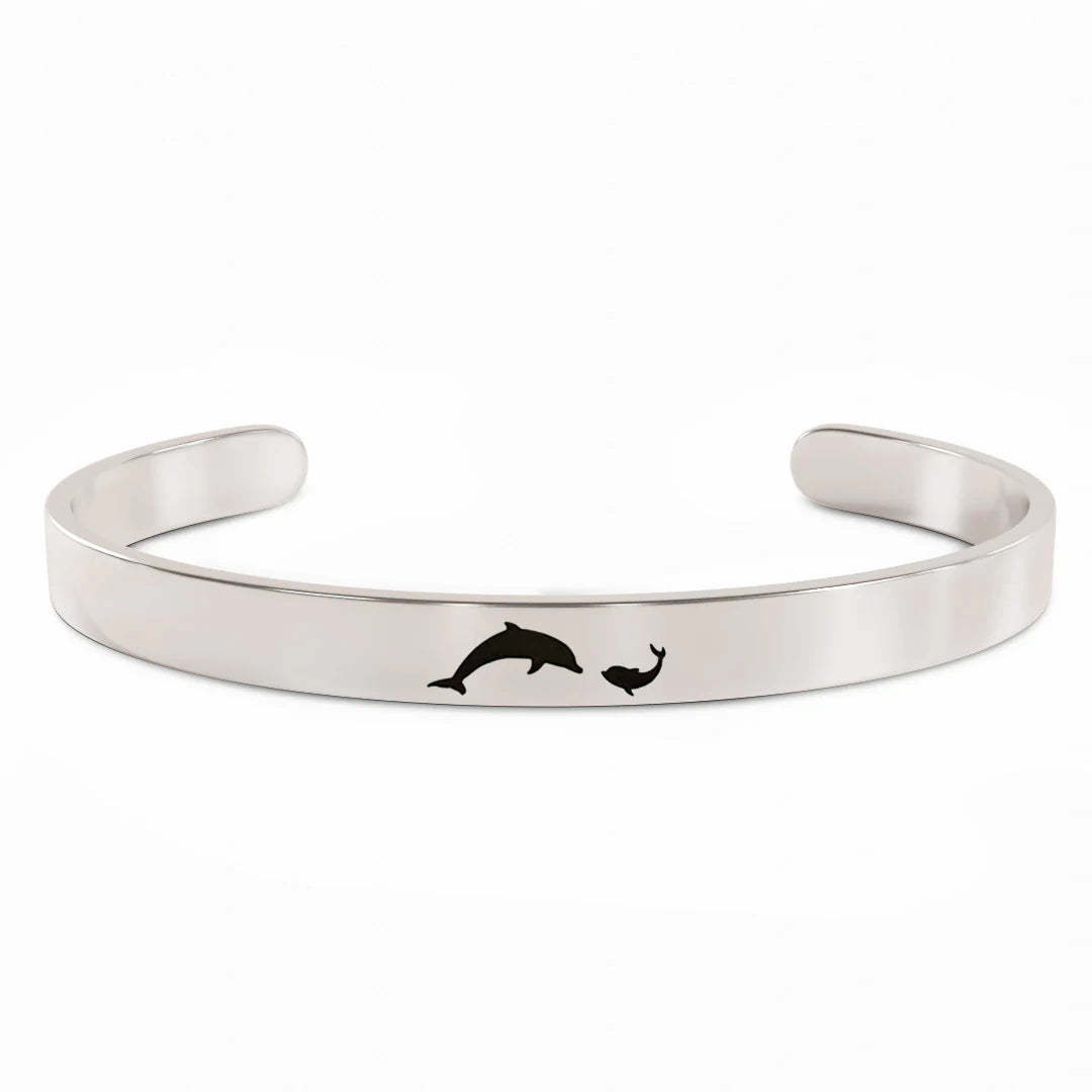 For Mom - Mama  Dolphin Bracelet