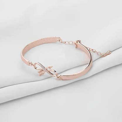For Granddaughter/Daughter - KEEP GOING Infinity Arrow Bracelet-37bracelet