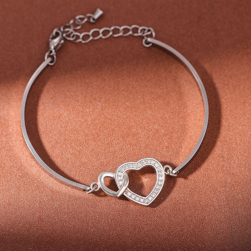 For Love - We Are Connected Heart To Heart Heart To Heart Bracelet-37bracelet