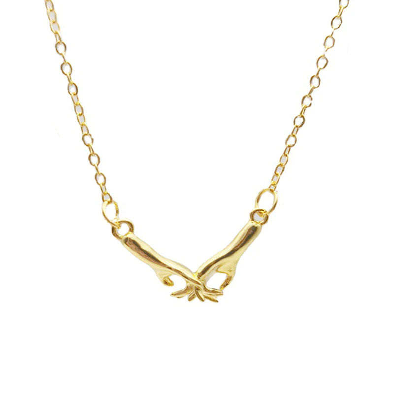 For Friend - I Pinky Promise To Always Be In These Three Places Pull Hook Necklace-37bracelet