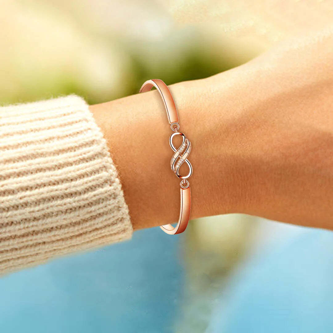 For Daughter - Mothers Of Daughters Are Daughters Of Mothers Infinity Bracelet-37bracelet