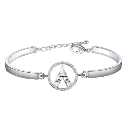 For Friend - Our Friendship Means The World To Me Tent Bracelet