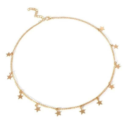 Star Decorated Chain Choker