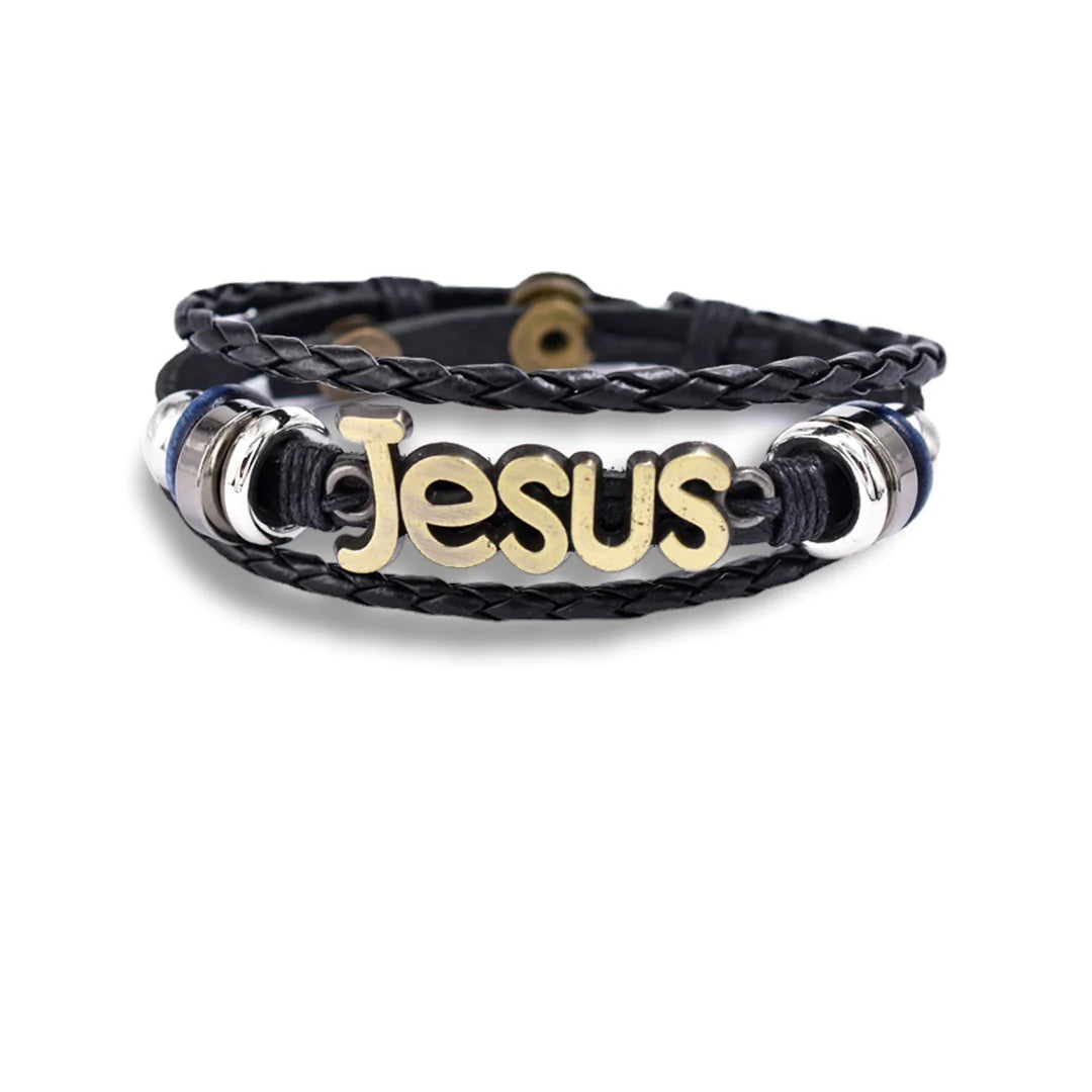Life with Jesus is better Retro Bracelet