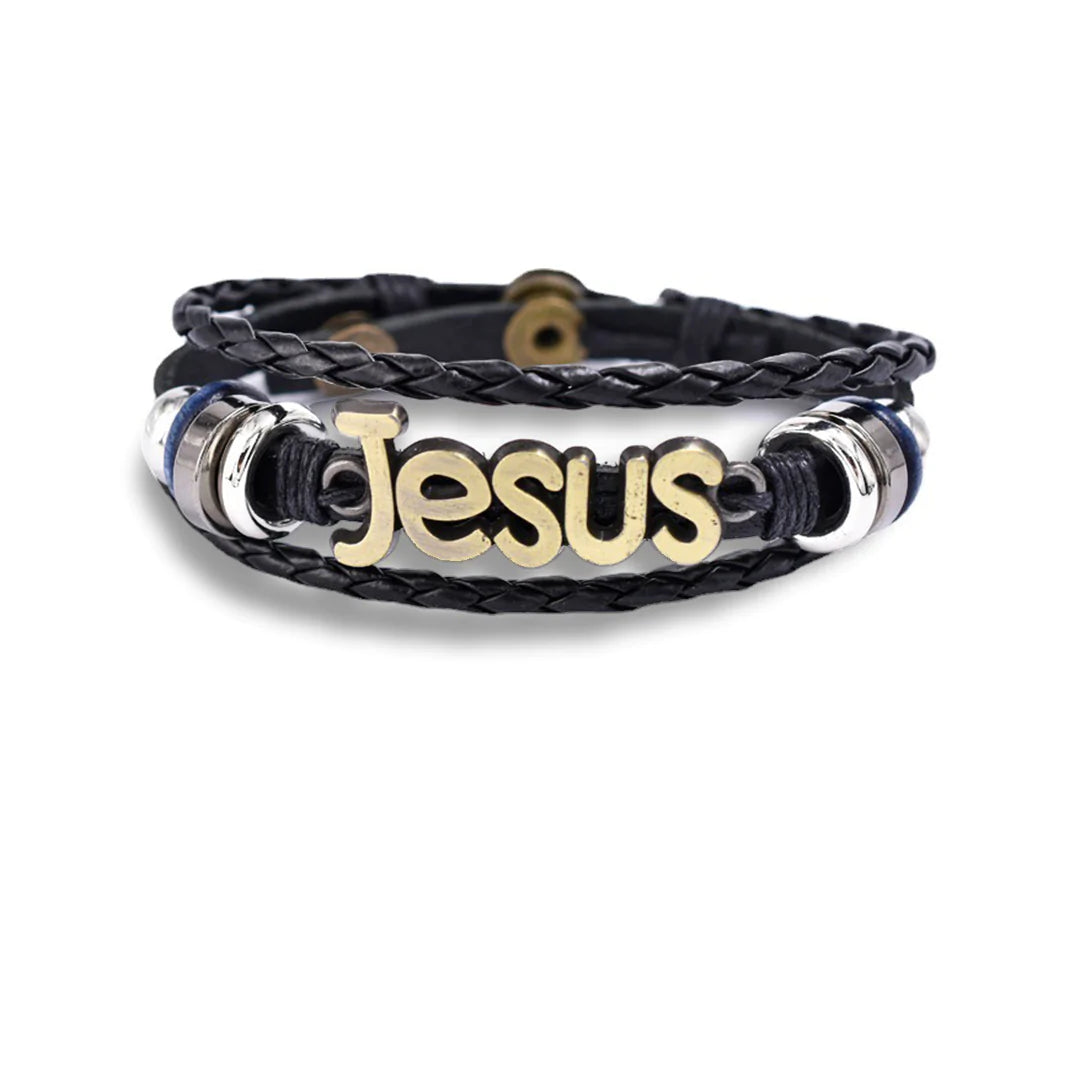 Life with Jesus is better Retro Bracelet