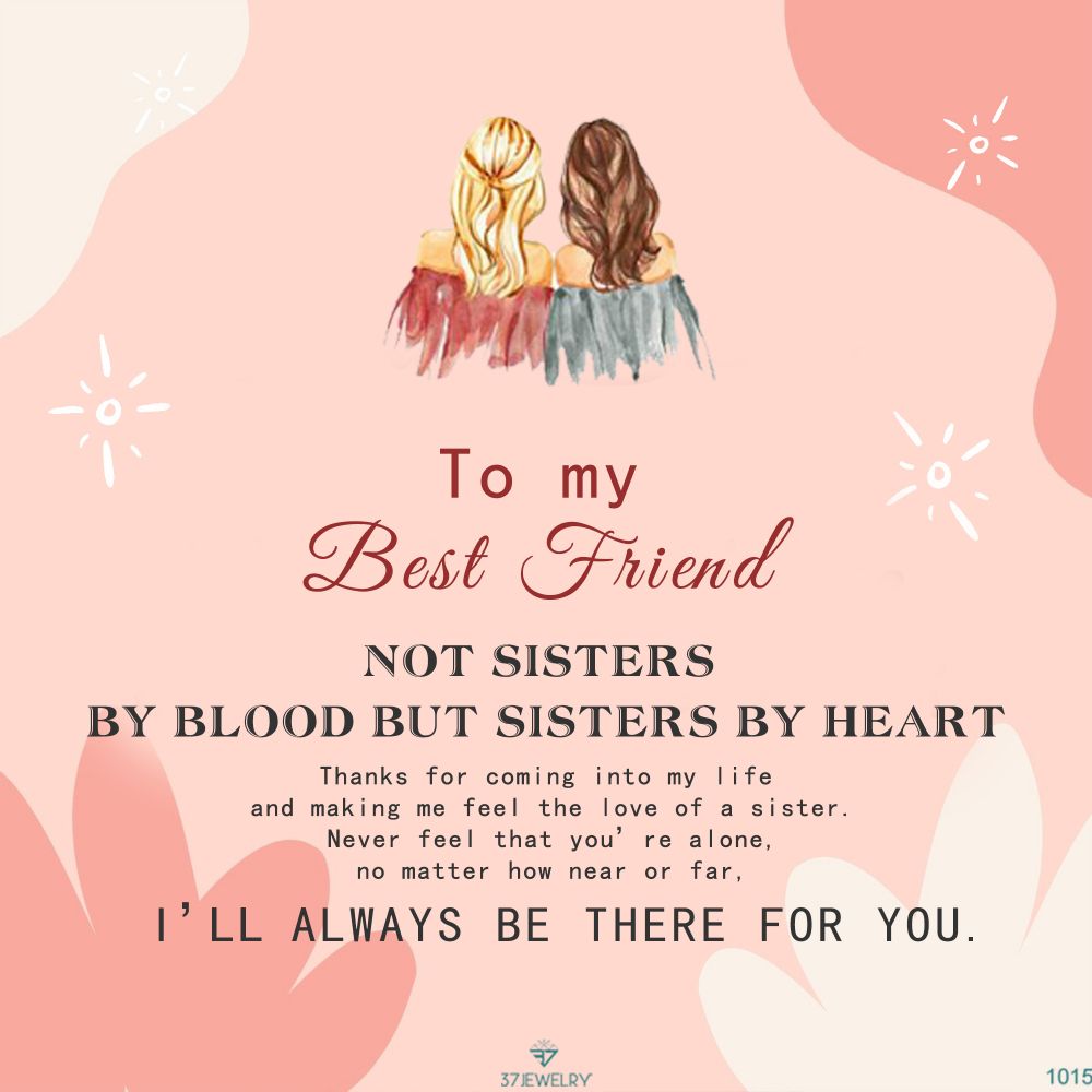 Gift Card - Not Sisters By Blood But Sisters By Heart