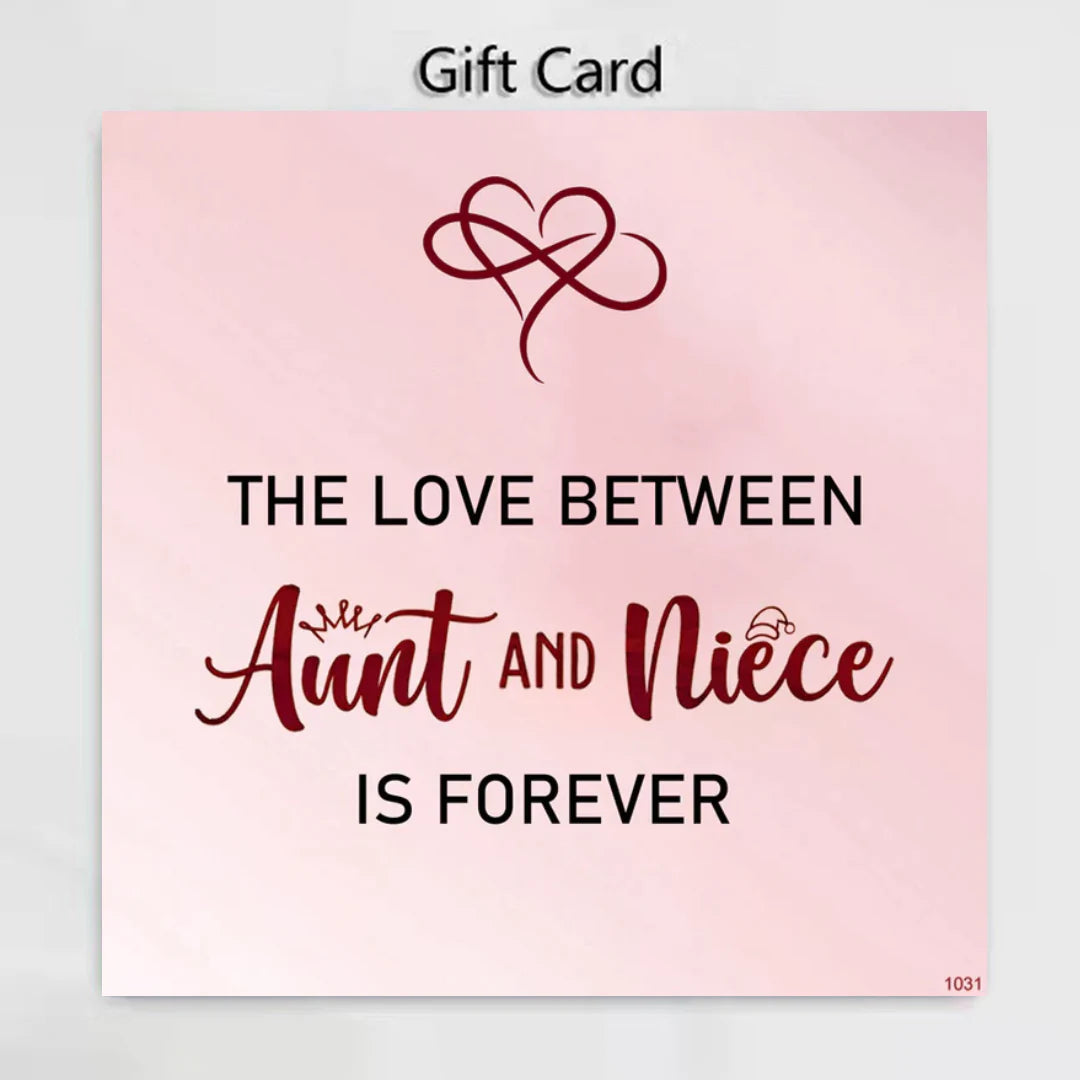 For Aunt/Niece - The Love Between Aunt & Niece Is Forever Heart To Heart Bracelet-37bracelet