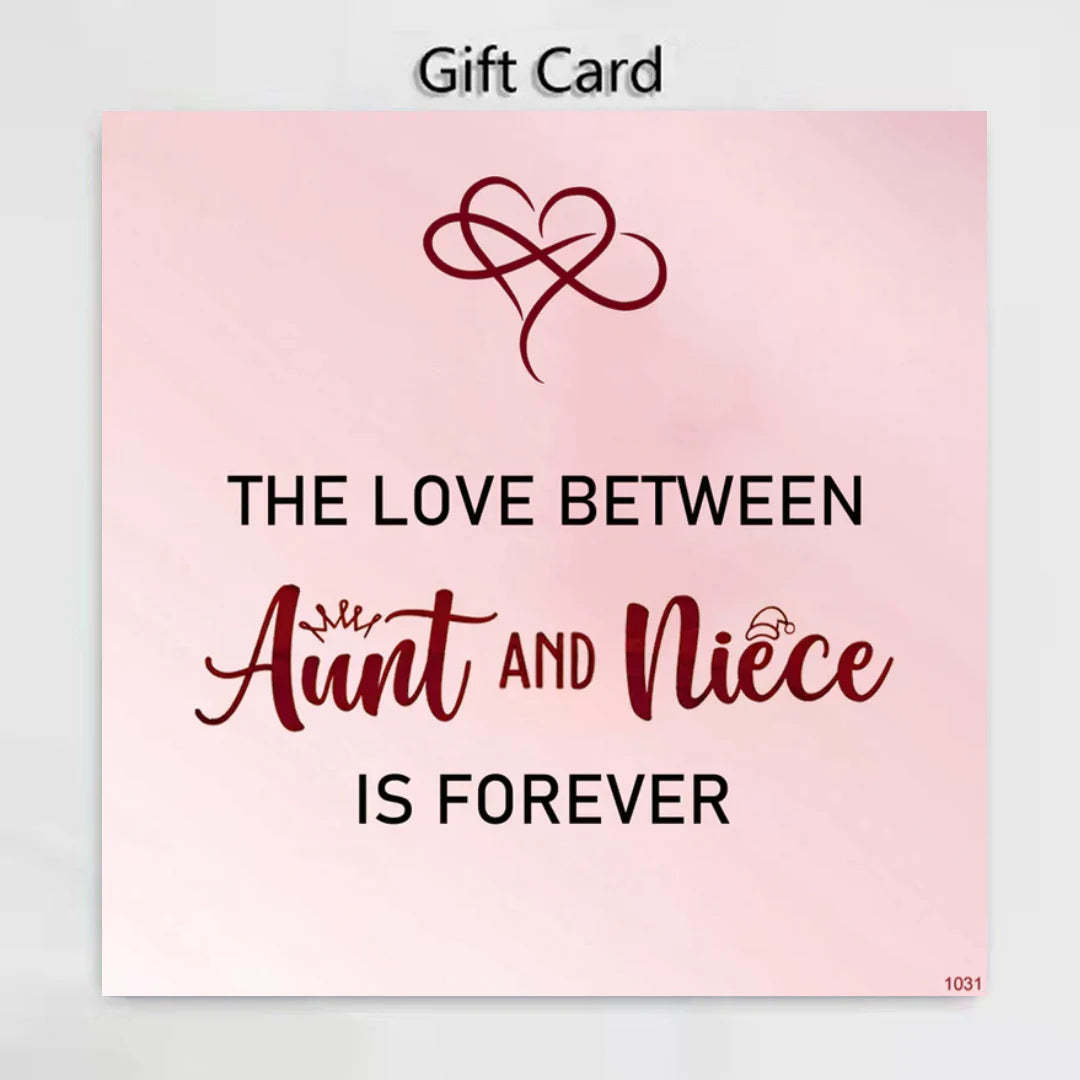 For Aunt/Niece - The Love Between Aunt & Niece Is Forever Heart To Heart Bracelet-37bracelet