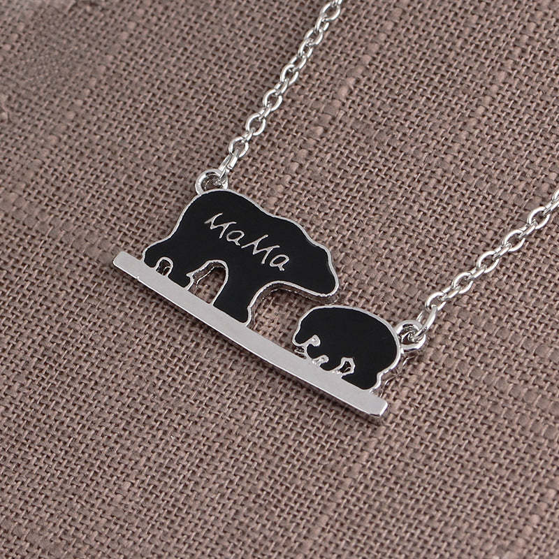 For Mom - Mama Bear And Little Bears Necklace