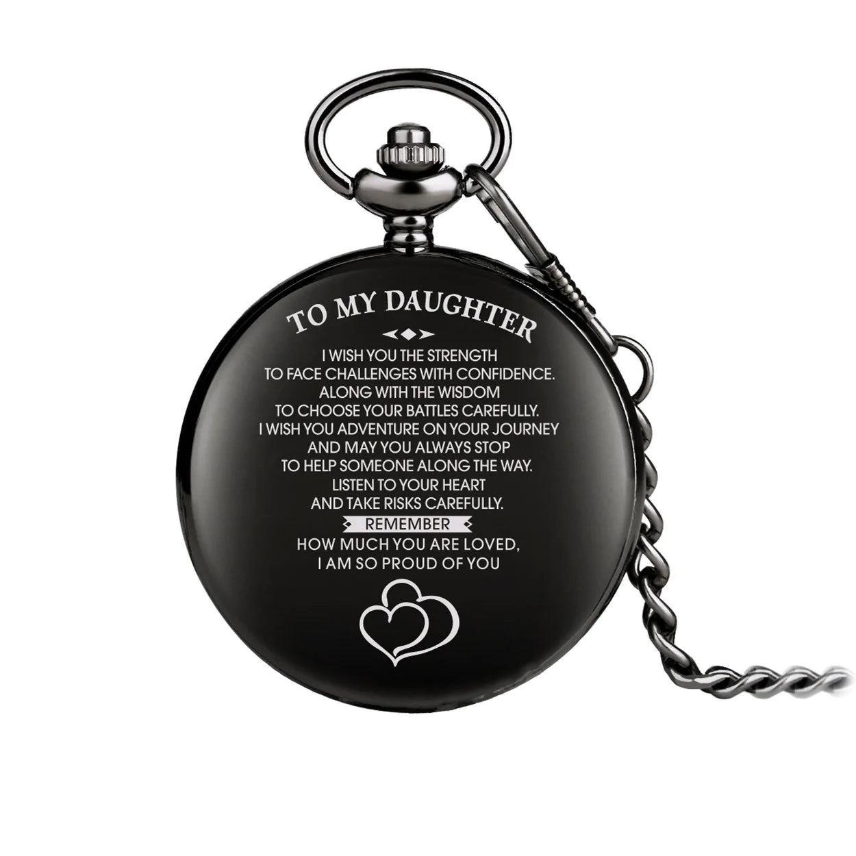For Daughter - I Am So Proud Of You Pocket Watch-37bracelet