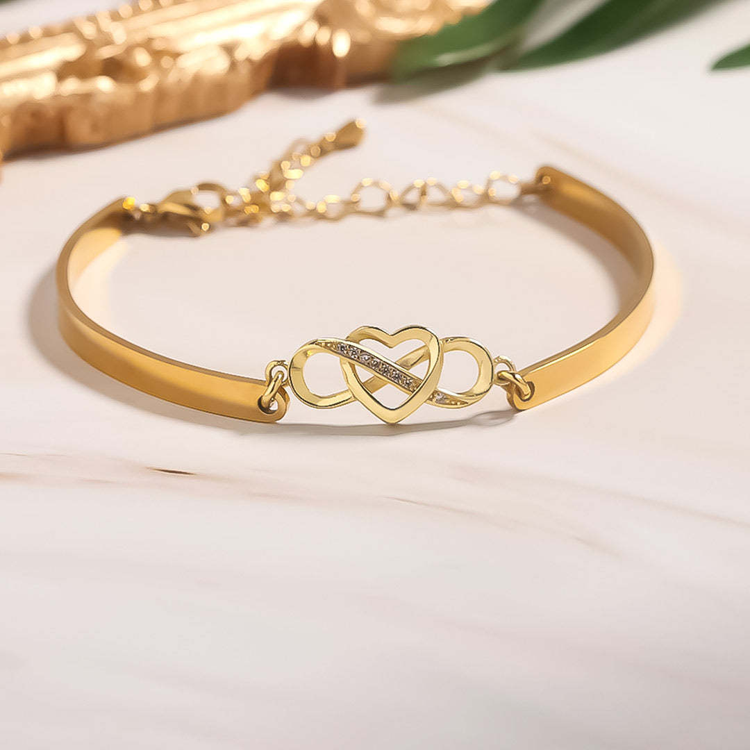 For Daughter- I Am Always With You Infinity Bracelet-37bracelet